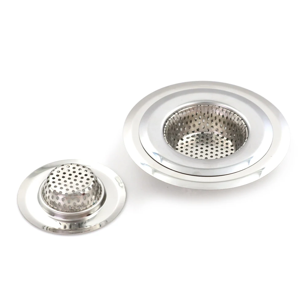 Stainless Steel Sink Strainer Shower Floor Drain Bathroom Plug Trap Hair Catcher Kitchen Sink Filter Floor Cover Basin Drainage Stainless Steel Sink Strainer Shower Floor Drain Bathroom Plug Trap Hair Catcher Kitchen Sink Filter Floor Cover Basin Drainage