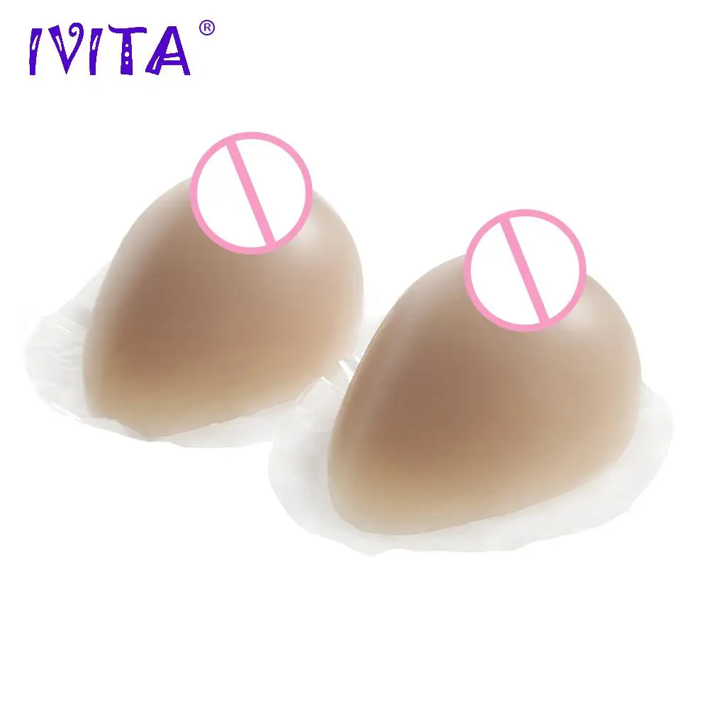 

IVITA 1400g Fake Boobs Realistic Silicone Breasts Forms For Shemale Crossdressers Drag Queen Mastectomy Silicon Breasts Bra