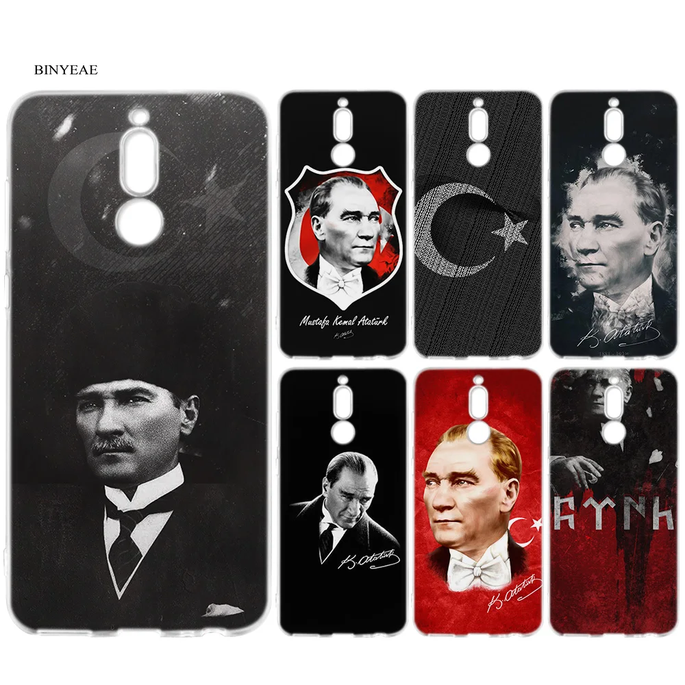 

Case for Huawei Mate 10 20 P10 P20 P30 Honor 9 10 Lite Pro P Smart 2019 Cover for Huawei P20 Turkey Mustafa Kemal Ataturk Case