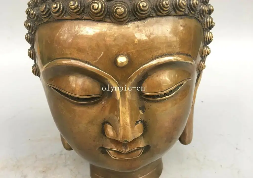 12 дюймов медная латунная буддистская статуя Будды Vairochana tathagata Sakyamuni|Статуи и