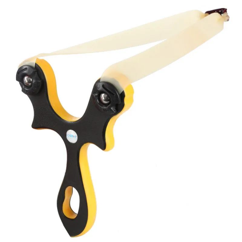 

New Free Binding Card Ball Slingshot Outdoor Leisure Shooting Competition Slingshot Catapult Can Install Flat Round Rubber Band
