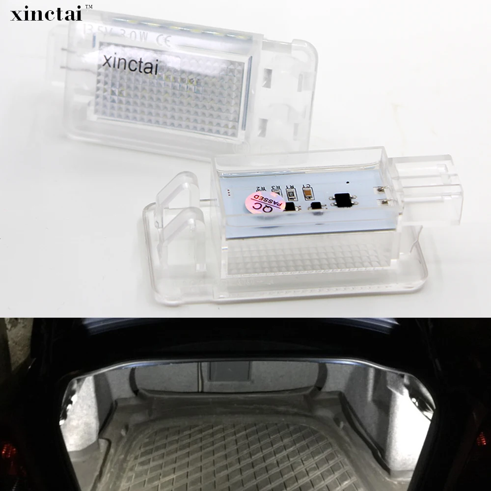 

2PCS Canbus 12v LED Luggage Compartment Lights Trunk Lamp for Volvo XC70 S60 S80 C70 XC90 Error Free