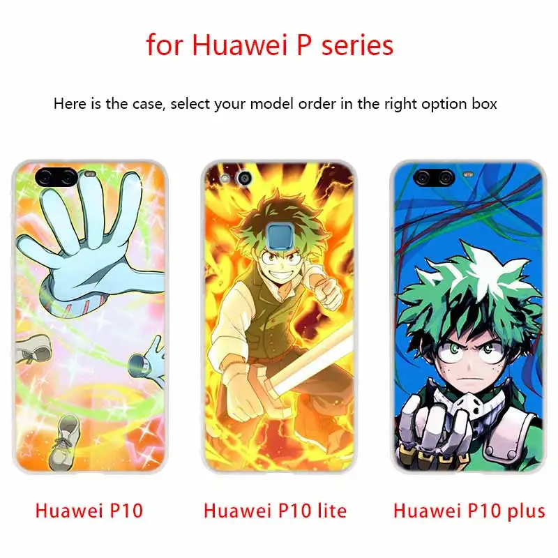Чехол для телефона с аниме Моя геройская Академия Huawei P40 P9 P10 P20 P30 Lite чехлы Pro P Smart