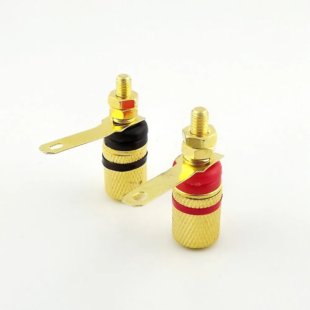 2 stuks Versterker Terminal Binding Post 4mm Banaan Plug Vrouwelijke
