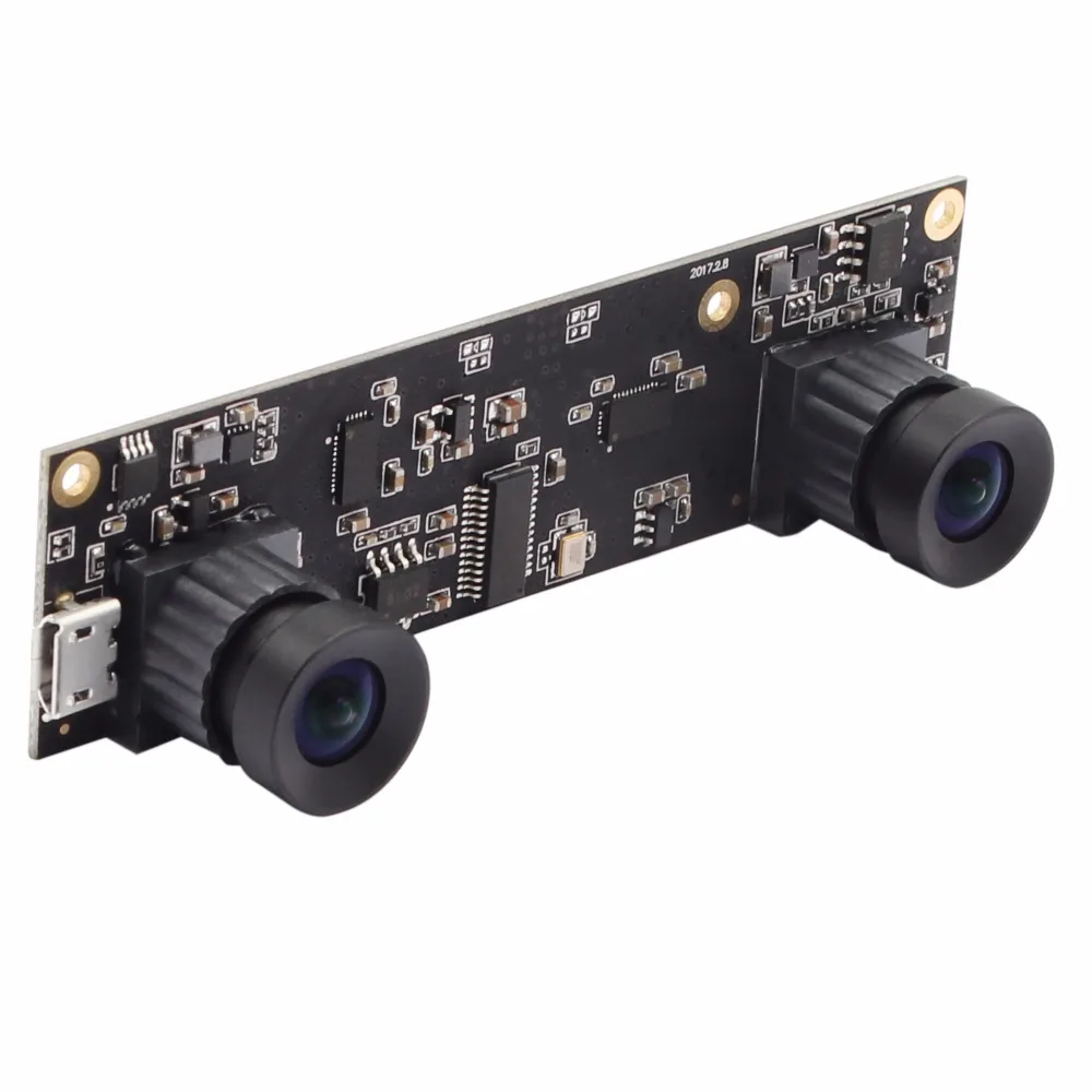 Без искажений двойной M12 объектив 1080P Aptina AR0330 USB 2 0 веб камера модуль стерео камеры