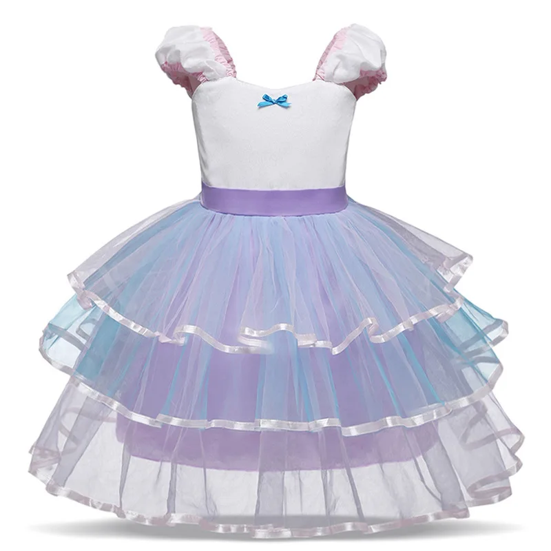 Baby Girls Cake Tutu Dresses Kids Clothing Elegent Lace Mesh Girls