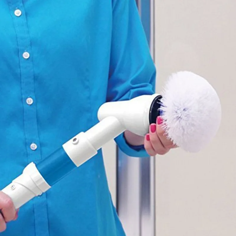  Home Long-handled Electric Window Cleaner Mop Polishing Waxing Automatic Rechargeable Bath Kitchen  - 32902875519