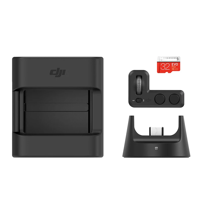 

DJI Osmo Pocket Expansion Kit Including Controller Wheel and Wireless Module and Accessory Mount and 32GB microSD Card with Gift