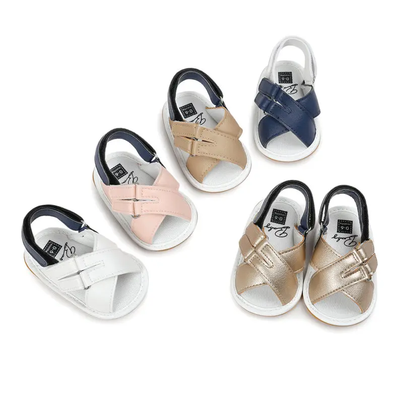 

Summer Baby Shoes PU Leather Infant Boys Girls Casual Shoes 0-1Year