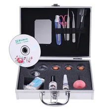 ATT-86 New Pro False Extension Eyelash Glue Brush Kit Set Salon Eyelashes Makeup Tools Free Shipping Women Beauty Tool