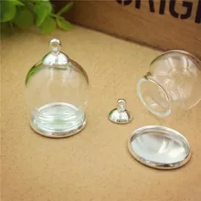 20sets/lot 20mmx15mm clear empty glass globe bottle with silver base cap set glass vial pendant glass dome cover цена 20sets/lot 20mmx15mm clear empty glass globe bottle with silver base cap set glass vial pendant glass dome cover цены онлайн