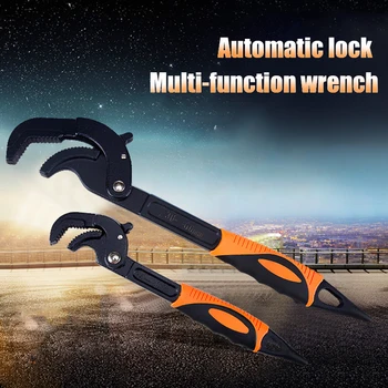 

Adjustable Spanner Multi-Function Quick Torque Wrench Automatic Locking for Screw Nut CLH@8