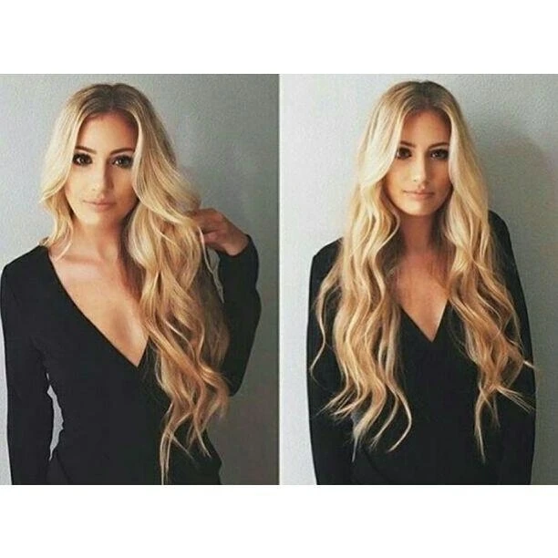 Blonde Darkroot Ombre Lace Front Wig (1)