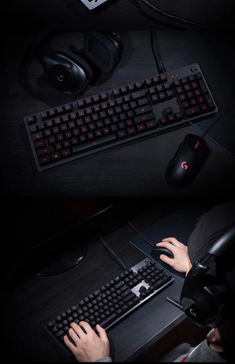 Механическая клавиатура для игровой клавиатуры logitech G413 CARBON-чистая производительность