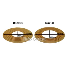 2 шт 185x75,5/185x100 мм эластичный волновой громкий динамик сабвуфер низкочастотный динамик с басами спикер Ремонт паук демпфер