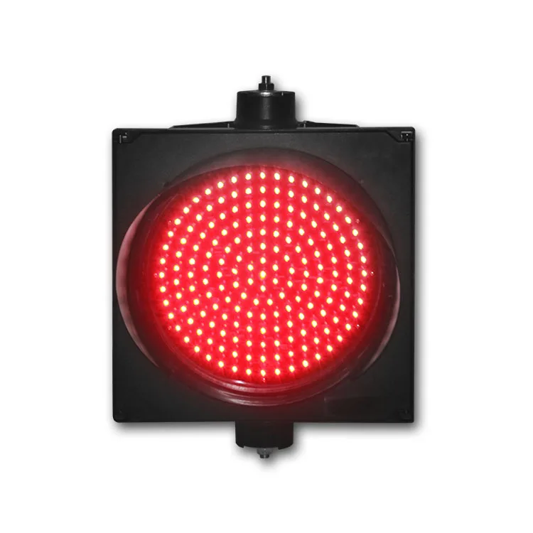 Высококачественный дизайн одиночный Свет 300 мм красный цвет светодиодный свет светофора