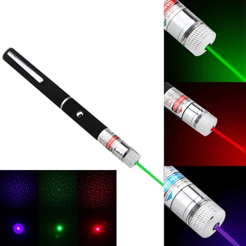 

3PCS Powerful Pen 1mw Visible Pointer Hot Military Red/Green/Purple Beam Laser Presenter Military Teaching Hunting Laser Sight