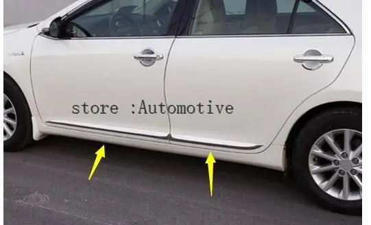 Корпус Накладка для Toyota Camry V50 V55 2012- Боковая дверь кузова под давлением накладка линии GARNISH протектор Аксессуары