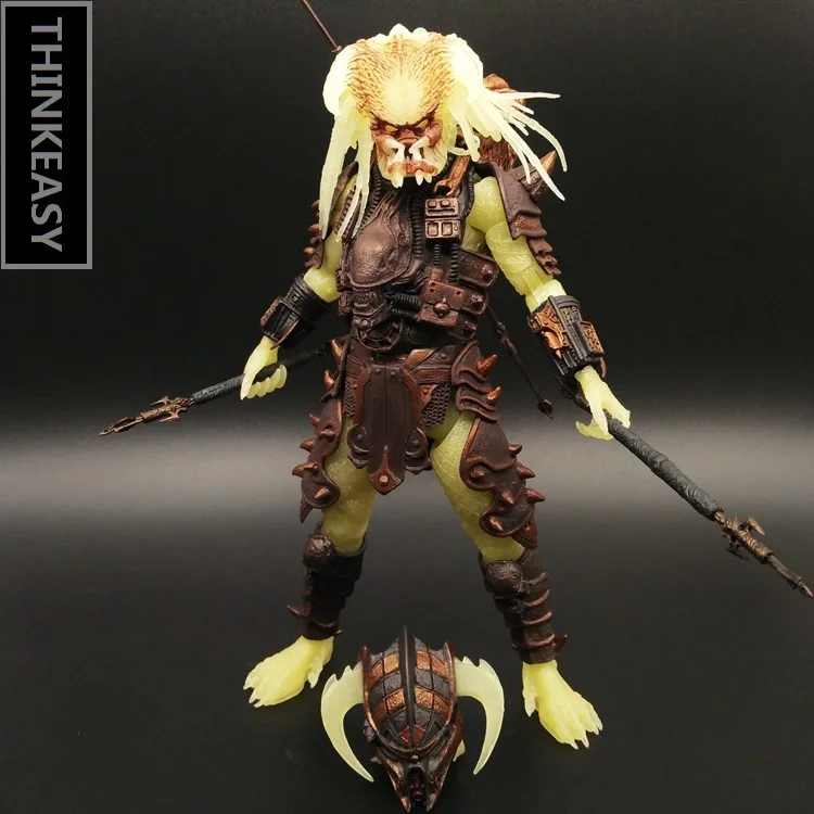 Aliens vs Predator AVP Ganso Lone wol Joint can move doll movie Person Model Decoration figure Toys gift computer table decorate