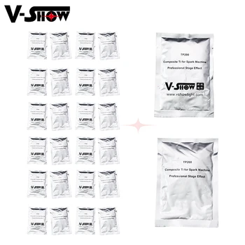 

30 Bags Ti Powder Material 200g/bag For Cold Spark Machine Fountain Fireworks In Wedding MSDS Powder Certification
