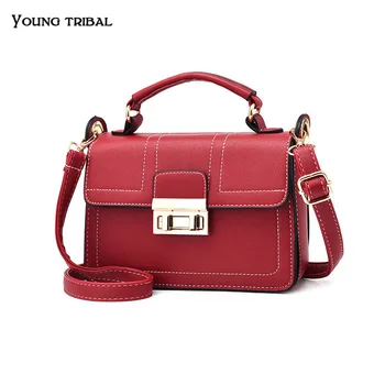 

Fashion bag 2018 spring and summer new Korean version lady handbag shoulder bag fashionable leisure skew spanning bag