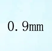 1000 шт 0,8~ 4 мм 5A cz Камень Блестящий круглой огранки Шампанский кубик циркония для продажи - Цвет: 0.9mm