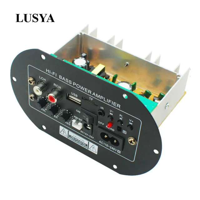 Best Offers Lusya Built-in Bluetooth Amplificador Car High Power Fever Class Subwoofer Amplifier Board USB Remote Control 12V24V220V Best Offers Lusya Built-in Bluetooth Amplificador Car High Power Fever Class Subwoofer Amplifier Board USB Remote Control 12V24V220V