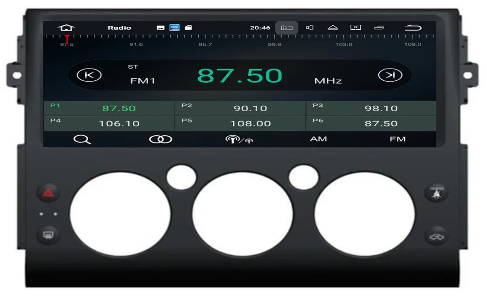 Best 12.3" Tesla Type Android 9.0 Octa Core PX5/PX30 Fit  Toyota FJ Cruiser 2006- 2012 2013 Car DVD Player Navigation GPS Radio 1