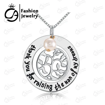 

Thank you for raising the man of my dream Tree of life Pendant Necklace Women Wedding Gift 20Pcs/Lot #LN938