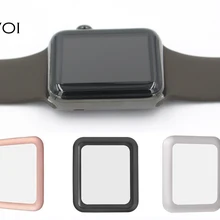 URVOI изогнутый протектор экрана для apple watch series 3 2 1 38 мм 42 мм ремни 3D полное покрытие для iWatch покрытие мембранные линзы