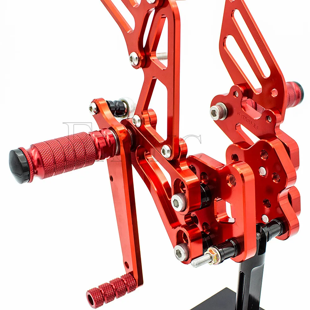 CNC Алюминиевые мотоциклетные Подножки Набор подножки Rearset для Suzuki GSXR 600 GSXR600 GSXR750 K6