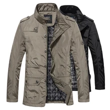 2017 Winter jacket men hot sale man jacket large 5XL casual trench winter coat autumn thick cotton insulated outerwear