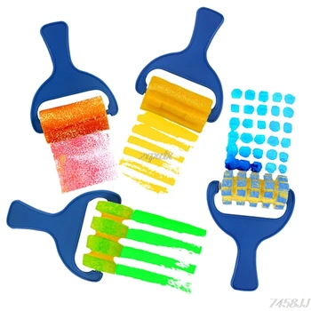 

Sponge Paint Roller DIY Kid Child Painting Tool Toy Preschool Art Activity 4Pcs