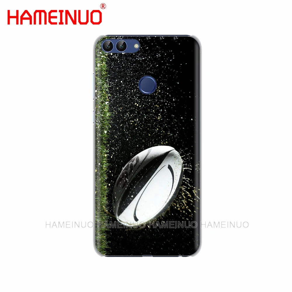 HAMEINUO كرة رجبي الرياضة غطاء الهاتف حافظة لهاتف huawei نوفا 2 2 S 3e زائد لايت p الذكية 2018 التمتع 7 s زميله 7 8 9 10 برو