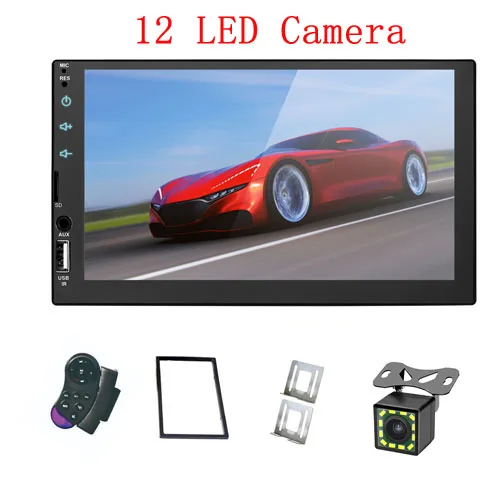Mirror Link 2 din 7 'автомобильный Радио Емкостный сенсорный экран плеер MP5 SD/FM/USB/AUX/Bluetooth автомобильный аудио для камеры заднего вида - Цвет: H