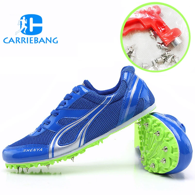 

Spikes for Shoes Athletics Lightweight Spikes Shoes for Running Long Jumping Mesh Breathable Men Sneakers Track & Field Shoes
