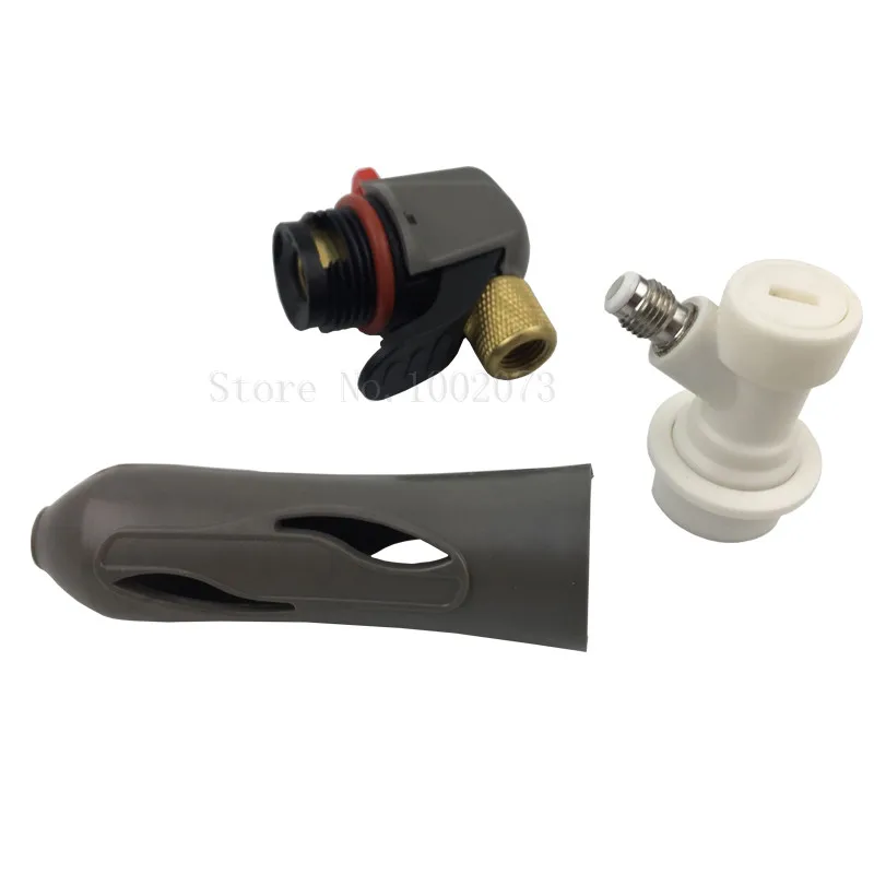 Portable Co2 Charger Injector Ball Lock Gas Disconnect Fitting HomeBrew Beer Kegs Draft Beer Dispenser for Party (1)