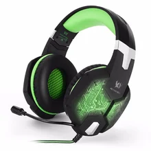 Computer Stereo Gaming Headphones Kotion EACH G100 Best casque Deep Bass Game Earphone Headset with Mic LED Light for PC Gamer