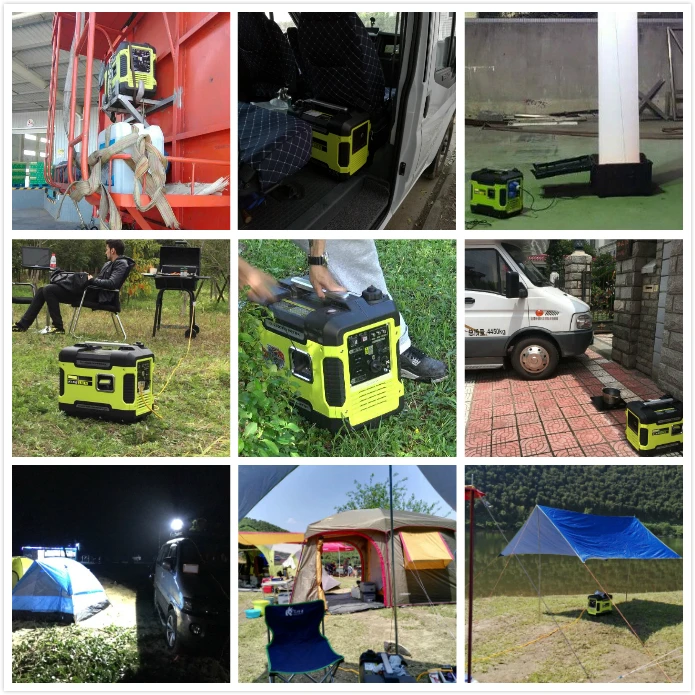 2KW Digital Inverter Generator Quiet Car RV 2KW Household Small Gasoline Generators Portable Silent Power Generator CE TUV ISO