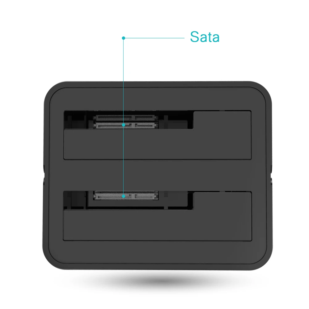 Wavlink 2 5 &quot3 5&quot USB 3 0 SATA внешний жесткий диск Док станция двойной отсек Корпус для 2*8