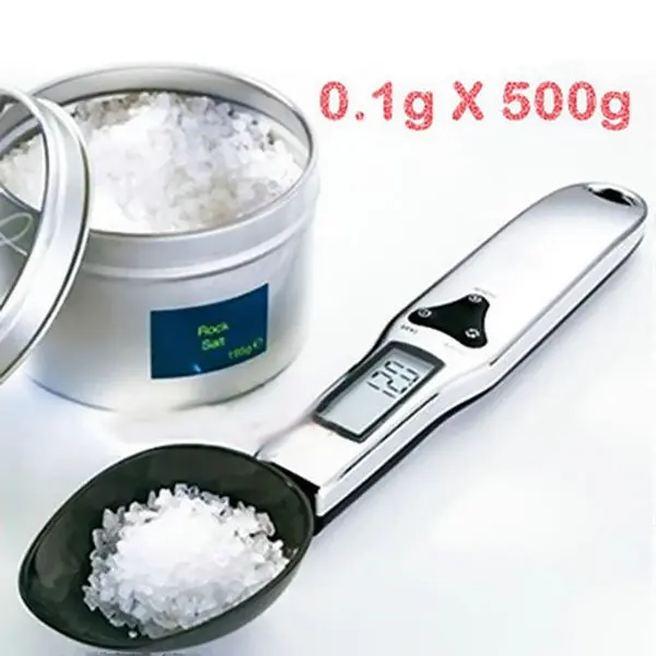 Mini Digital 500 0.1g Gram or Ounce Lab Kitchen Spoon Measure Weight