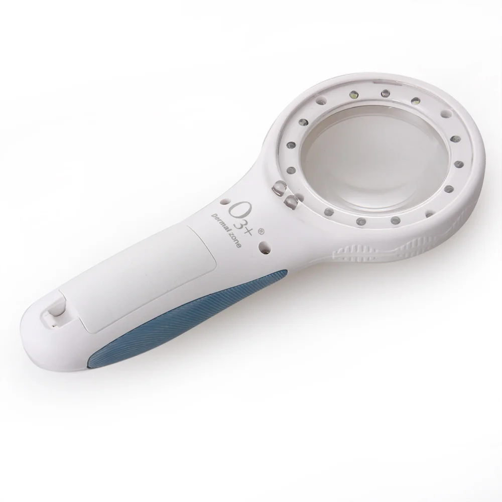 Питьевой синий светодиодный холодной светильник анализатор кожи с 8 раз увеличивает эффект кожи анализ обнаружения личная гигиена