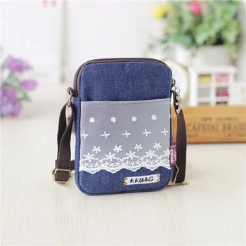 

Canvas Lace Women Organizer Long Wallet Small Coin Purse Female Phone Money Pouch Carteira Feminina Bolso Mujer Bolsa for Girls