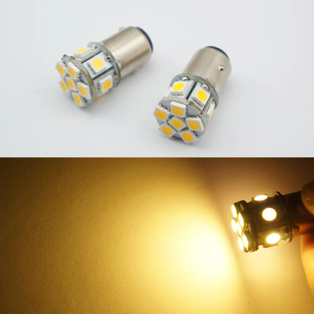 2pcs 6V 1157 bay15d 12 SMD LED Car Bulb Light Brake/Stop/Tail /Reverse