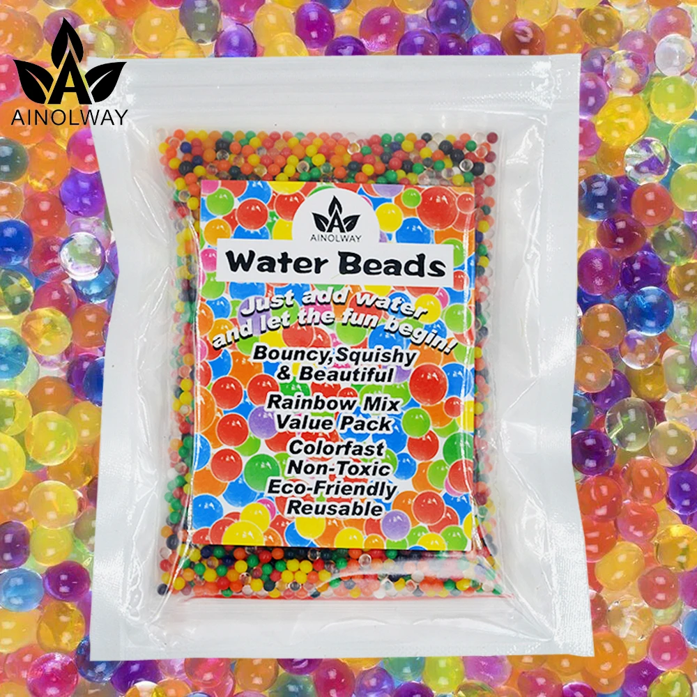 12 Colors Hydrogel Crystal Soil Growing Jelly Balls Soft Water Gun