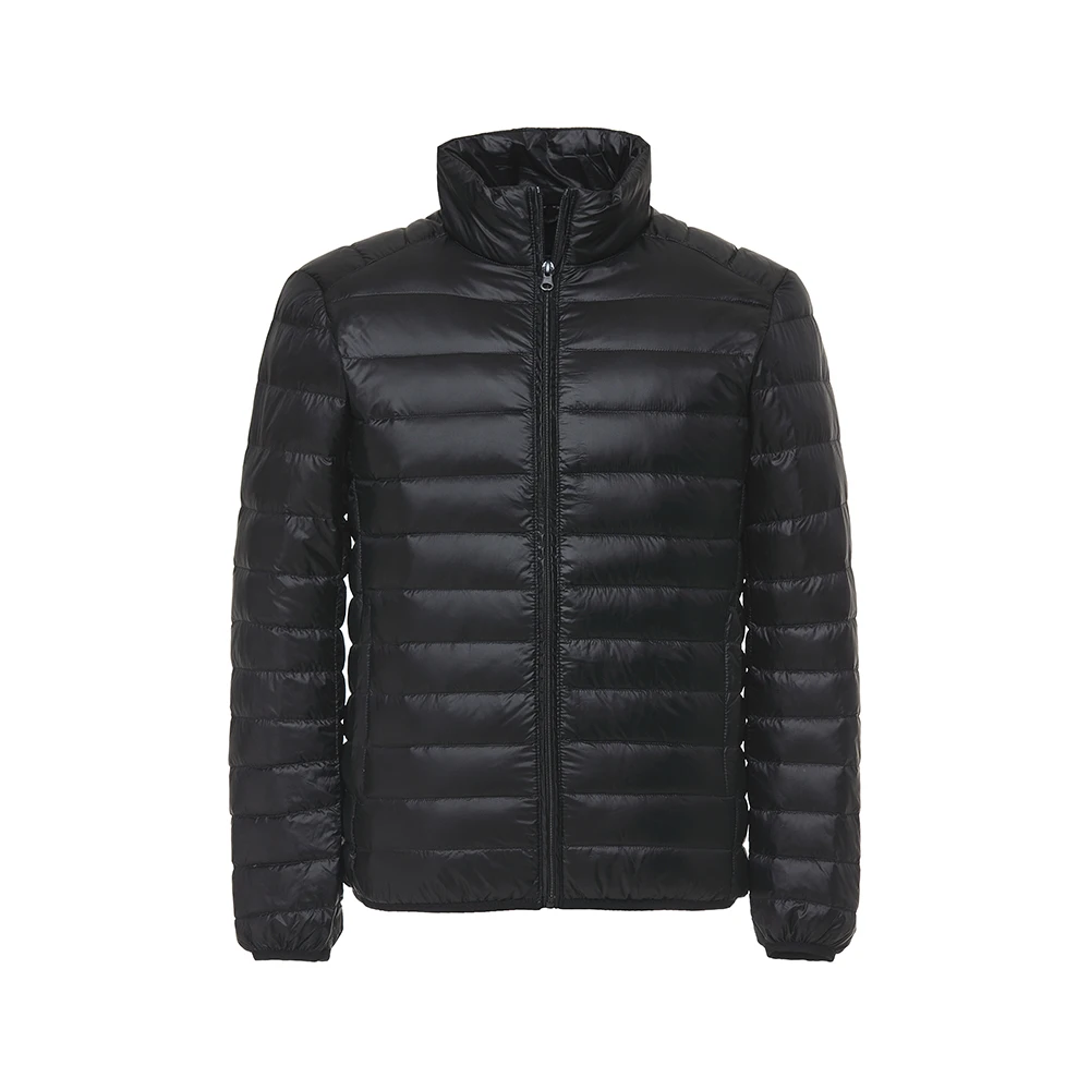 VOMINT осень-зима Для мужчин пуховая куртка ультра легкий тонкий плюс Размеры Весенние жакеты Для мужчин стенд воротник верхняя одежда пальто M-4XL