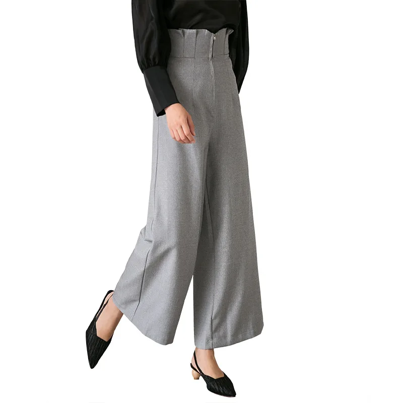 

MOBTRS Hot Women Casual Harem Long Pants High Waist Elastic Loose Pants Woman Stretch Pants Plus Size
