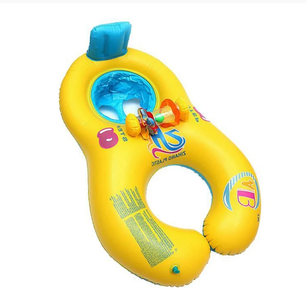 Родителей надувной плавательный круг игрушки для купания для бассейна print swim training фитнес помощь для детей родителей