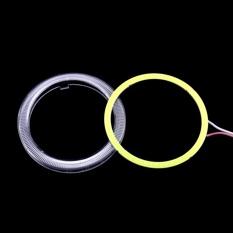 2x Super Bright Halo Rings COB LED Angel Eyes Headlight 60mm 70mm 80mm 90mm 100mm 110mm 120mm Car Motorcycle DRL Light Bulb Lamp led car light led headlight kit