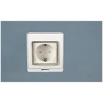 

Waterproof Dust-proof Outdoor Wall Power Socket, 16A 250V EU/UK/US/Universal socket Standard Electrical Outlet Grounded